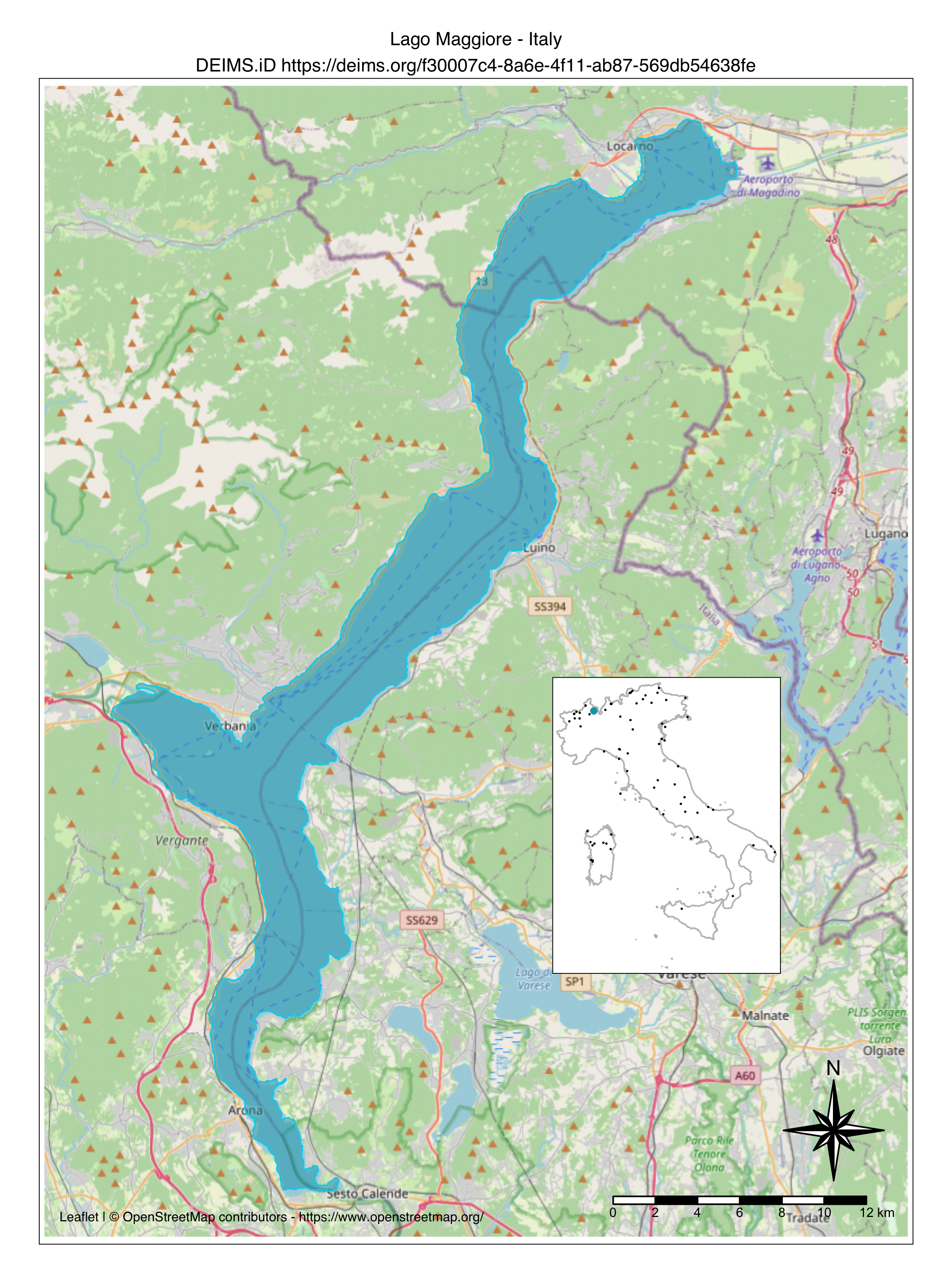 Lter Italy Site Lago Maggiore Figure Zenodo