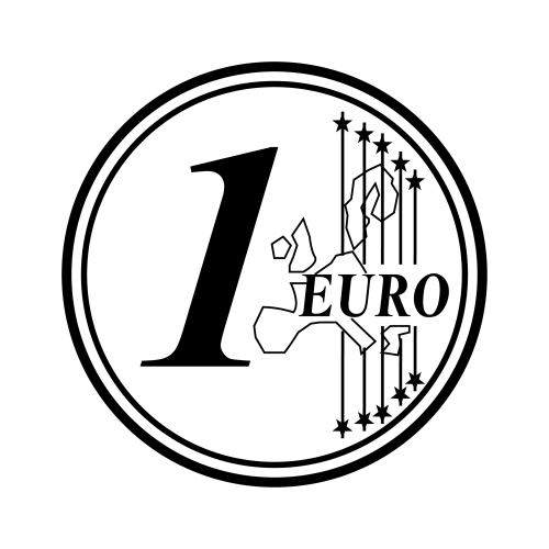1 euro in ARASAAC · Global Symbols